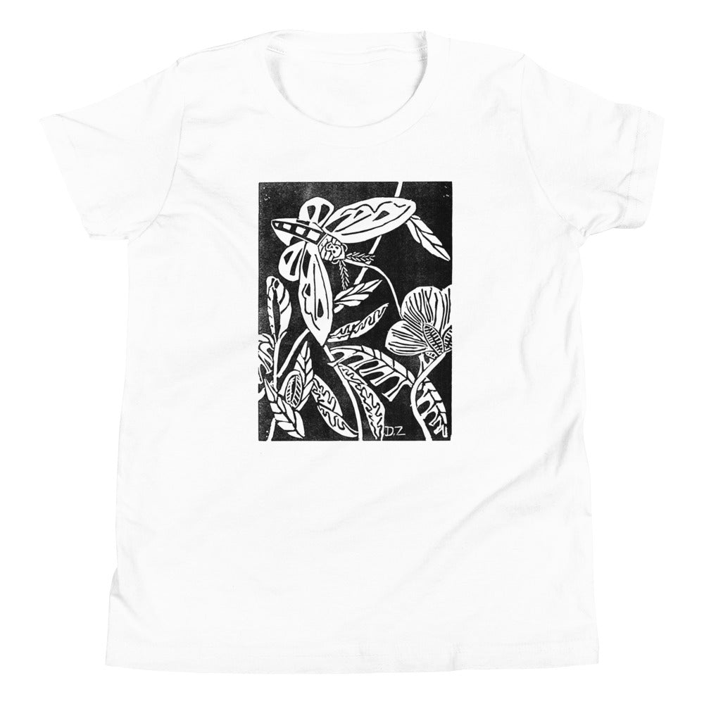 Kids Midnight Garden Block Print Tee (in multiple colors)